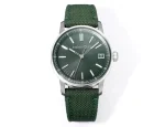 APS Factory Audemars Piguet CODE 11.59 Green Woven Strap Super Clone Replica Watch