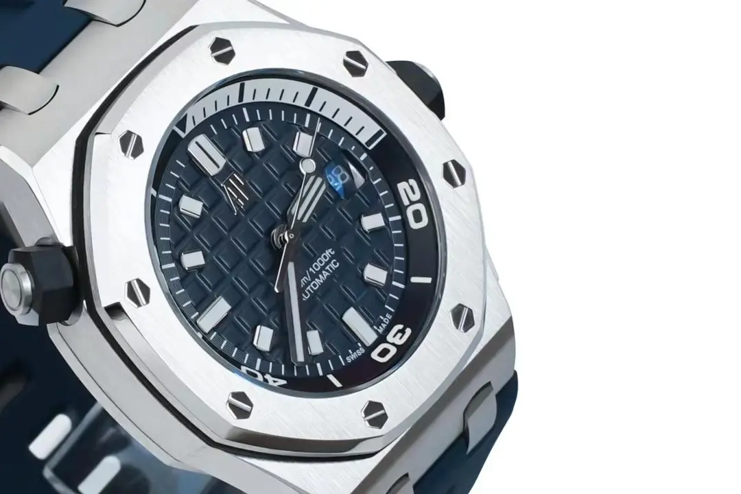 APS Factory Audemars Piguet Royal Oak Offshore 15720 Blue Rubber Super Clone Replica Watch - 图片 8