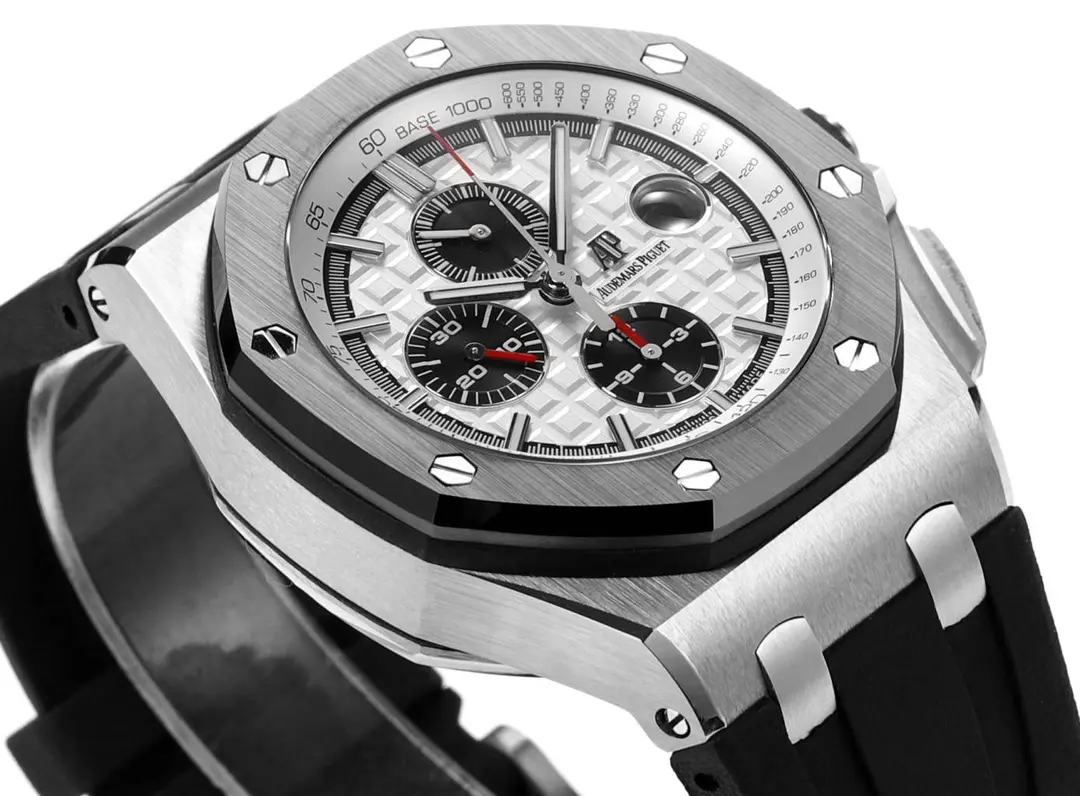 APS Factory Audemars Piguet Royal Oak Offshore Chronograph Silver Black Rubber – Premium Super Clone Watch - 图片 4