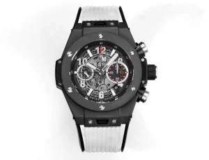 APS Factory Hublot Big Bang Unico Colorful Ceramic Watch – Black with Rubber Strap, 45mm – Super Clone Excellence