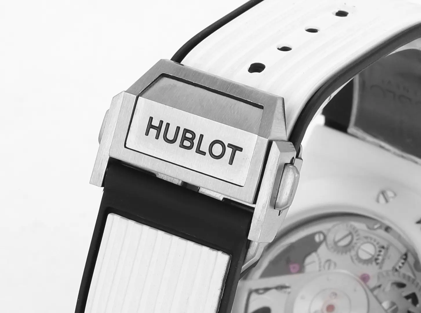 APS Factory Hublot Big Bang Unico Rainbow Ceramic Watch – White with Multicolor Bezel, Automatic Chronograph, 45mm, Super Clone Edition - 图片 9
