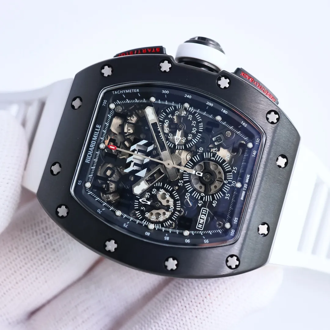 APS Factory Richard Mille RM011-FM White Strap Super Clone Watch – Premium Replica Richard Mille - 图片 5