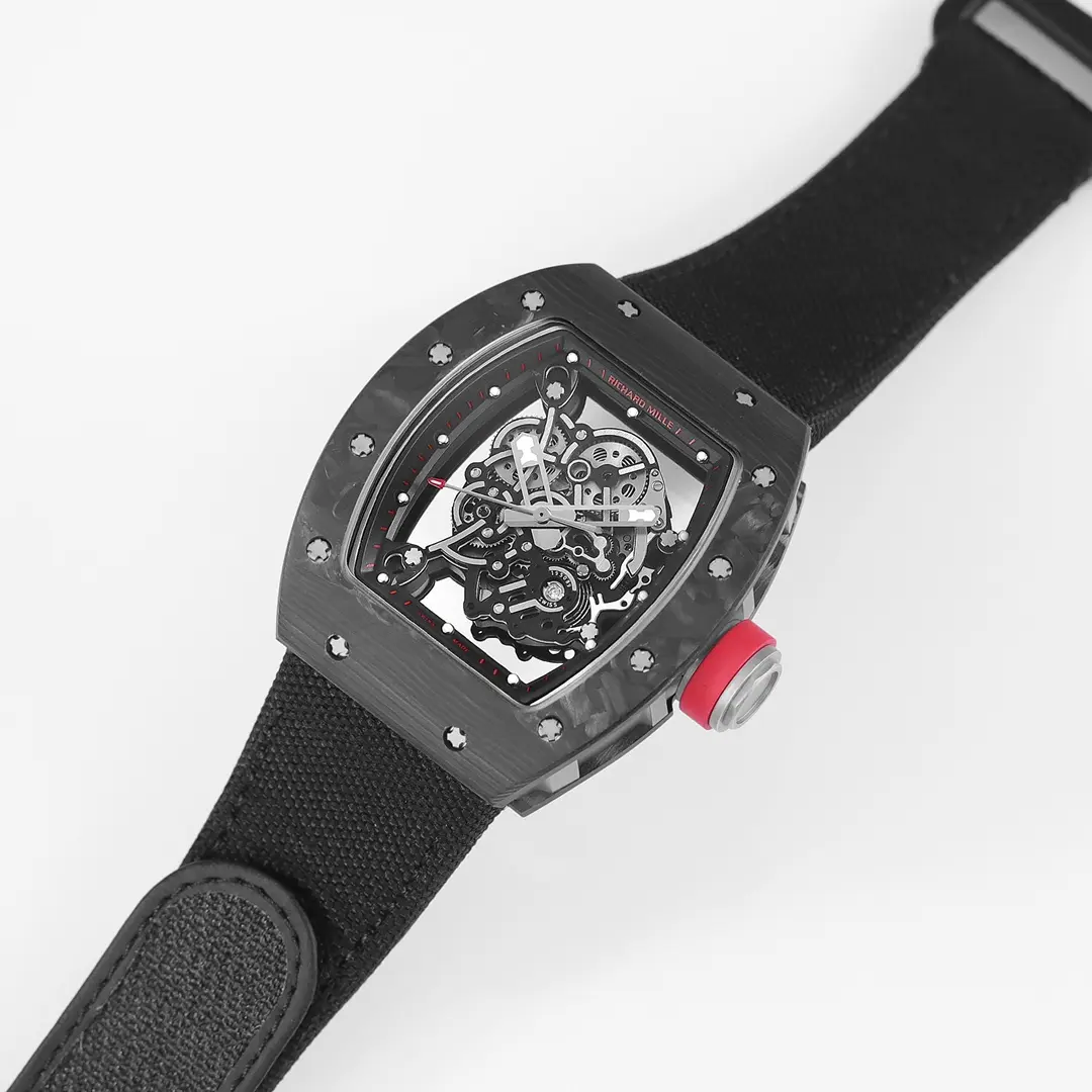 APS Factory Richard Mille RM055 Carbon Black Super Clone Luxury Watch - 图片 5