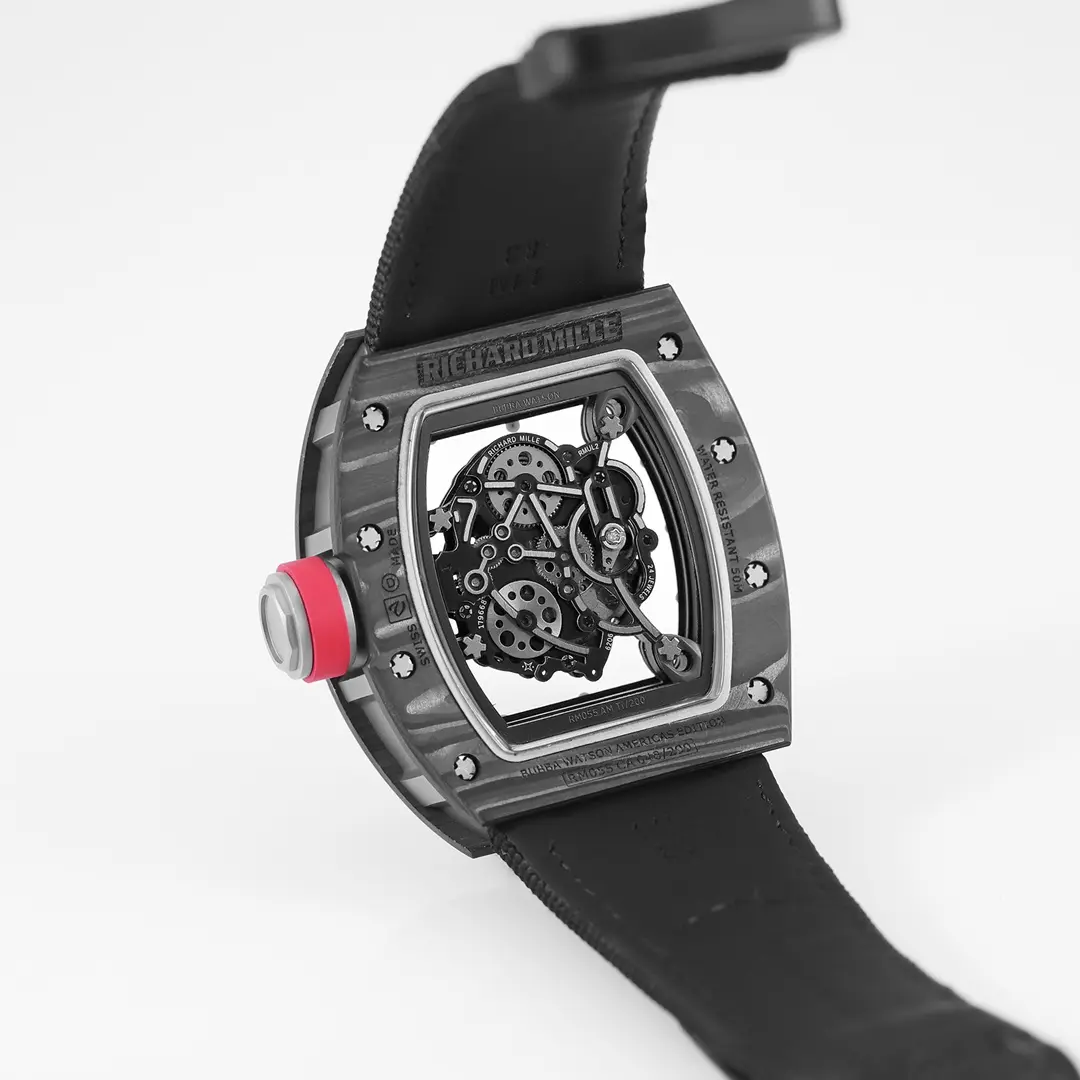APS Factory Richard Mille RM055 Carbon Black Super Clone Luxury Watch - 图片 6