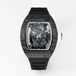 APS Factory Richard Mille RM055 Carbon Fiber Black Rubber Super Clone Luxury Watch
