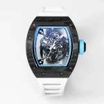 APS Factory Richard Mille RM055 Carbon Fiber Blue Super Clone Luxury Watch
