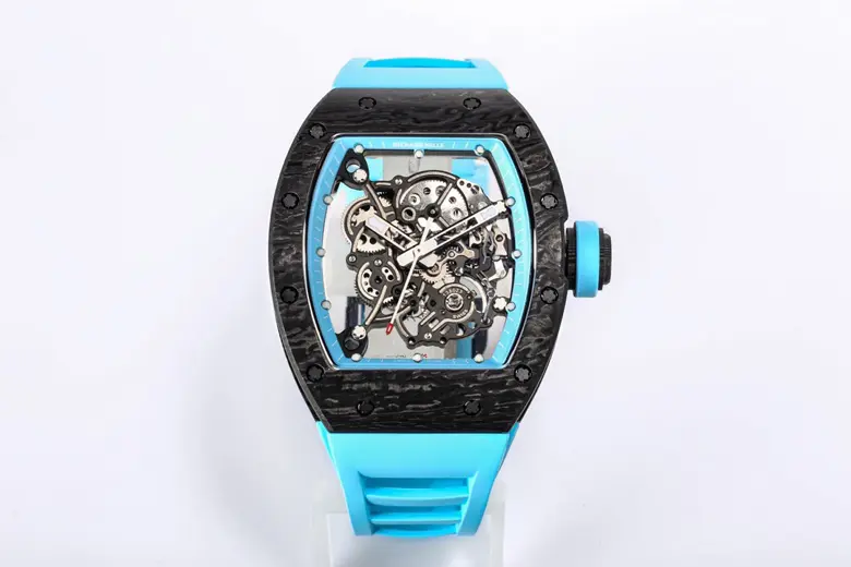 APS Factory Richard Mille RM055 NTPT Blue Rubber Strap – Premium Super Clone Watch