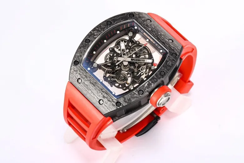 APS Factory Richard Mille RM055 NTPT Carbon Red Strap – Premium Super Clone Watch - 图片 3