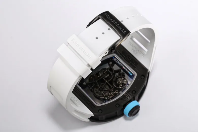 APS Factory Richard Mille RM055 NTPT Carbon White Rubber – Premium Super Clone Watch - 图片 6