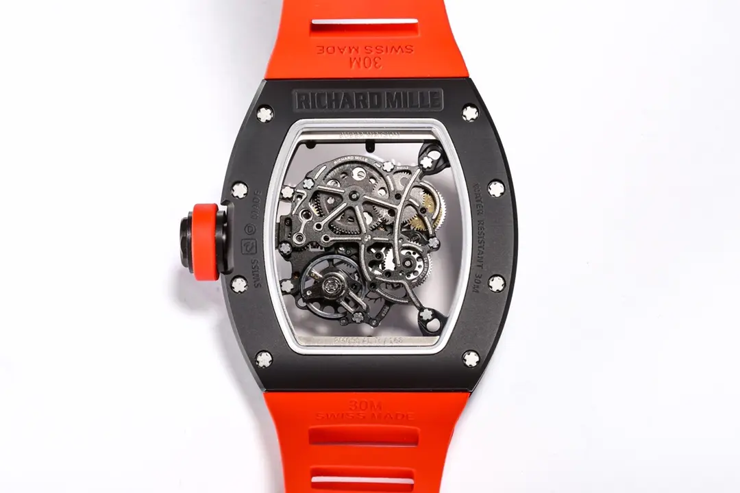 APS Factory Richard Mille RM055 White Ceramic Red Strap – Premium Super Clone Watch - 图片 8