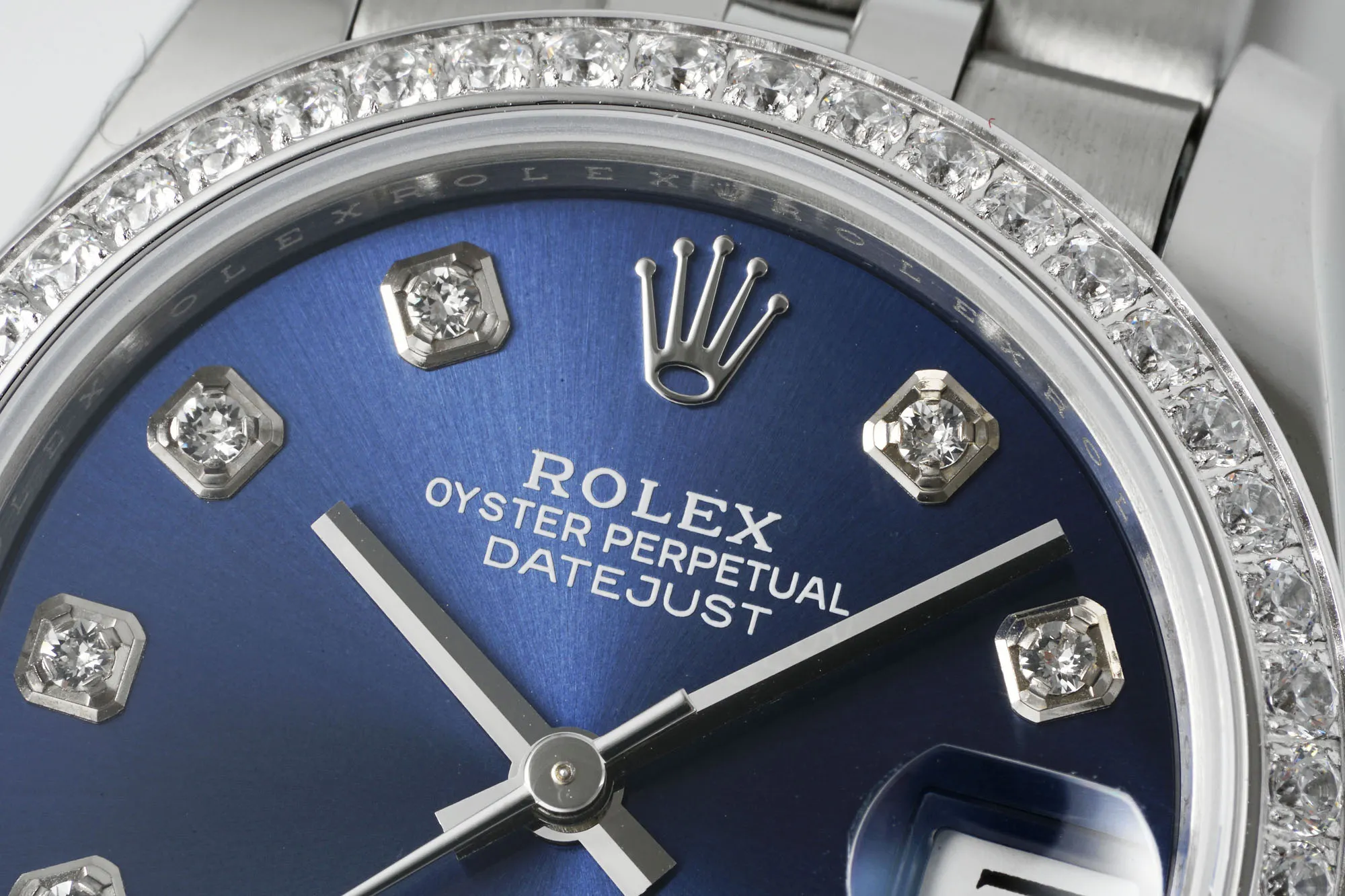 AR Factory Rolex Datejust 31mm Blue Dial Diamond Bezel Stainless Steel Jubilee Bracelet Women’s Luxury Watch - 图片 3