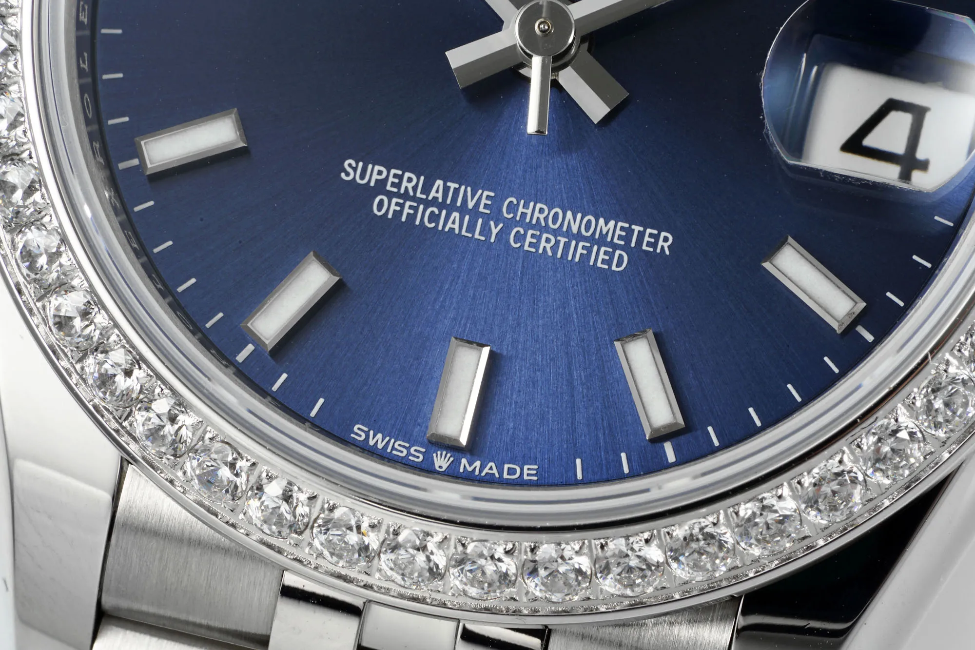 AR Factory Rolex Datejust 31mm Blue Dial Diamond-Set Bezel Stainless Steel Jubilee Bracelet Women’s Luxury Watch - 图片 5