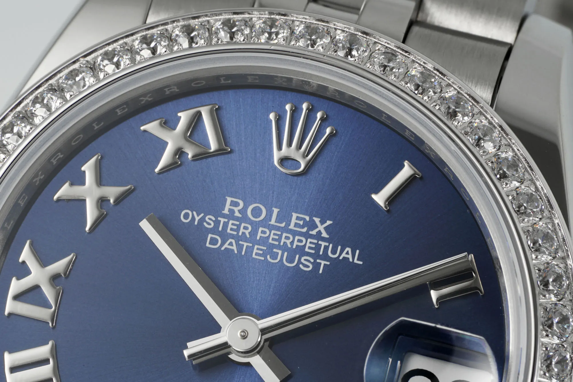 AR Factory Rolex Datejust 31mm Blue Roman Dial Diamond Bezel Stainless Steel Jubilee Bracelet Women’s Luxury Watch - 图片 3