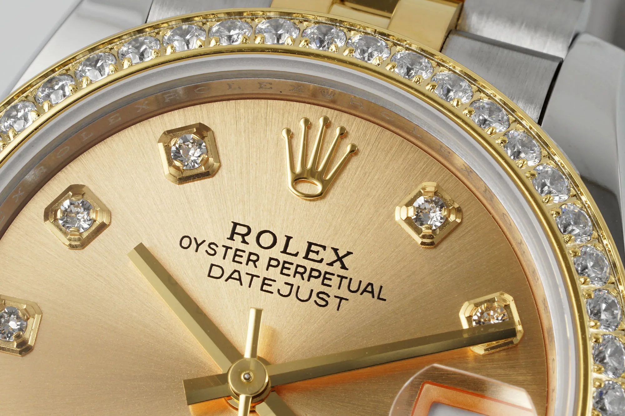 AR Factory Rolex Datejust 31mm Champagne Dial Diamond Bezel Two-Tone Yellow Gold & Stainless Steel Jubilee Bracelet Women’s Watch - 图片 2