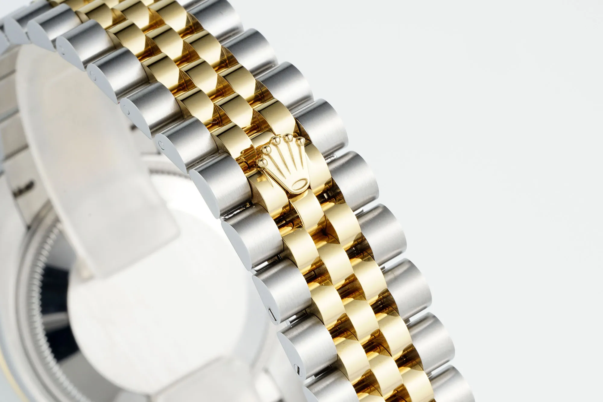 AR Factory Rolex Datejust 31mm Champagne Dial Diamond Bezel Two-Tone Yellow Gold & Stainless Steel Jubilee Bracelet Women’s Watch - 图片 6