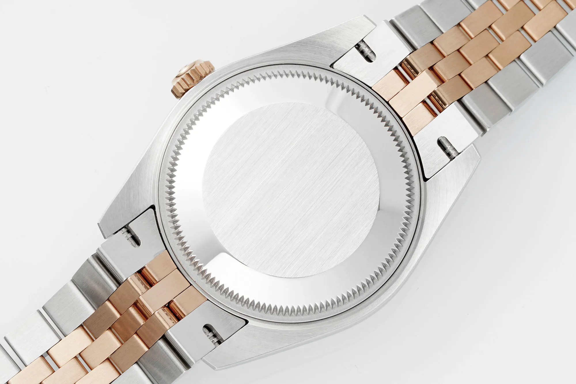 AR Factory Rolex Datejust 31mm Chocolate Brown Dial Diamond Bezel Everose Gold and Steel Jubilee Bracelet Women’s Watch - 图片 7