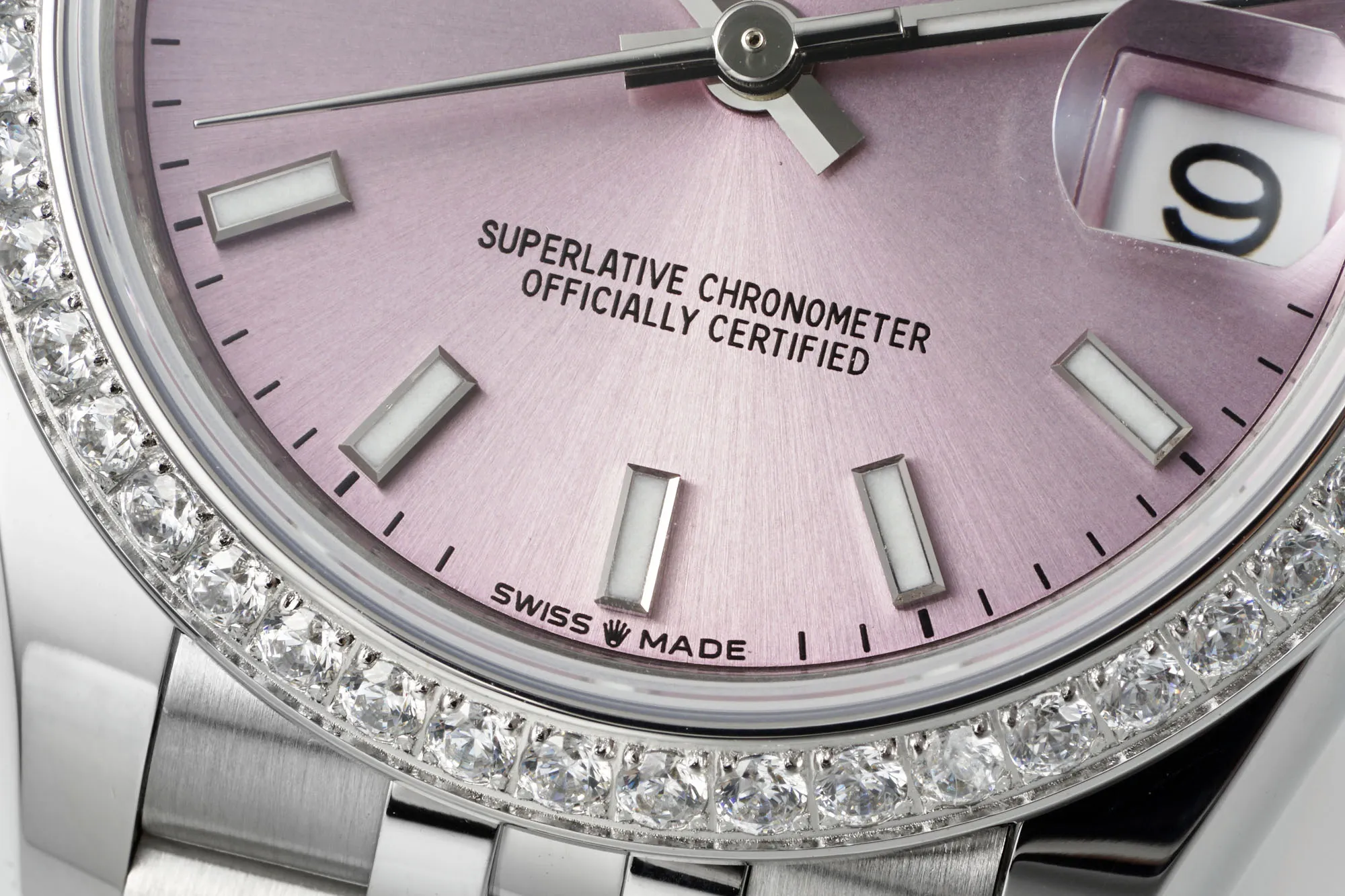 AR Factory Rolex Datejust 31mm Pink Dial Diamond Bezel Stainless Steel Jubilee Bracelet Women’s Luxury Watch - 图片 5