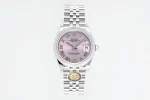 AR Factory Rolex Datejust 31mm Pink Roman Dial Stainless Steel Jubilee Bracelet Women’s Luxury Watch