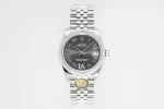 AR Factory Rolex Datejust 31mm Stainless Steel Grey Roman Numeral Dial Jubilee Bracelet Luxury Watch