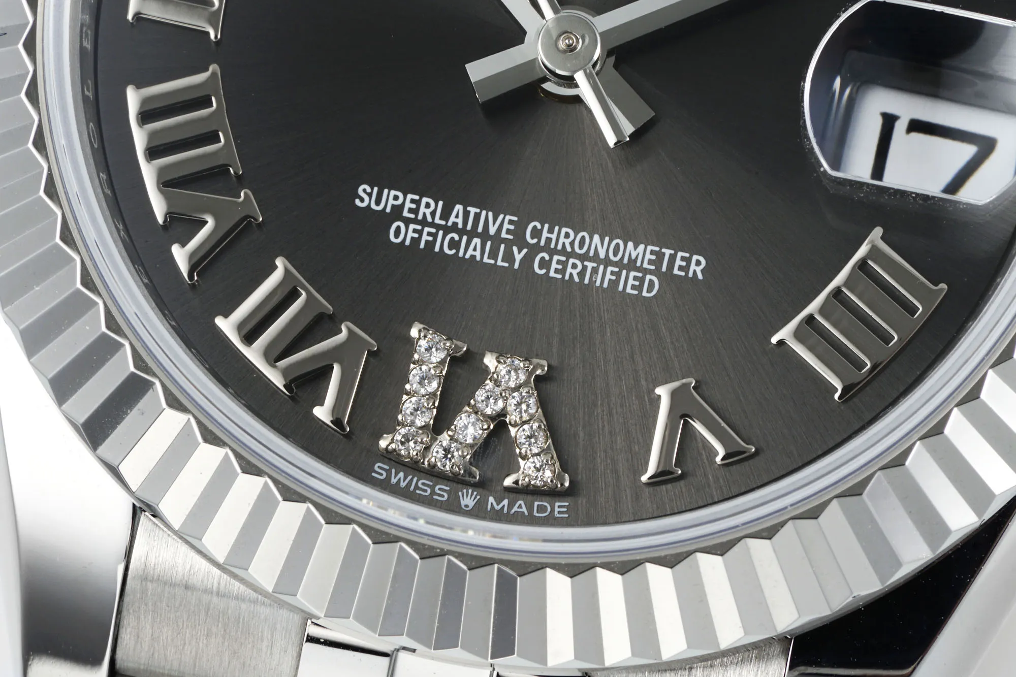 AR Factory Rolex Datejust 31mm Stainless Steel Grey Roman Numeral Dial Jubilee Bracelet Luxury Watch - 图片 4