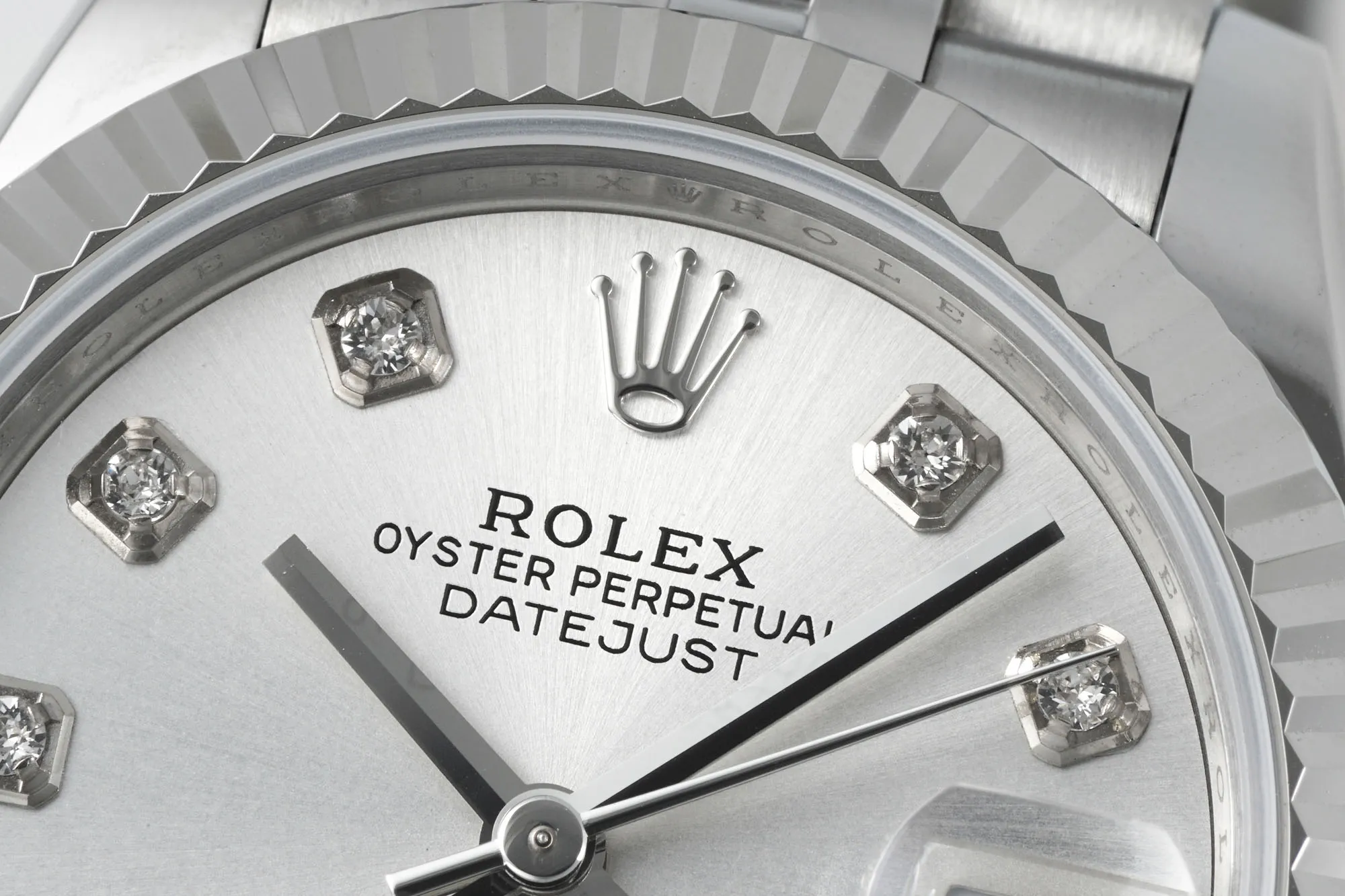 AR Factory Rolex Datejust 31mm Stainless Steel White Dial Diamond Bezel and Markers Jubilee Bracelet Ladies Watch - 图片 3
