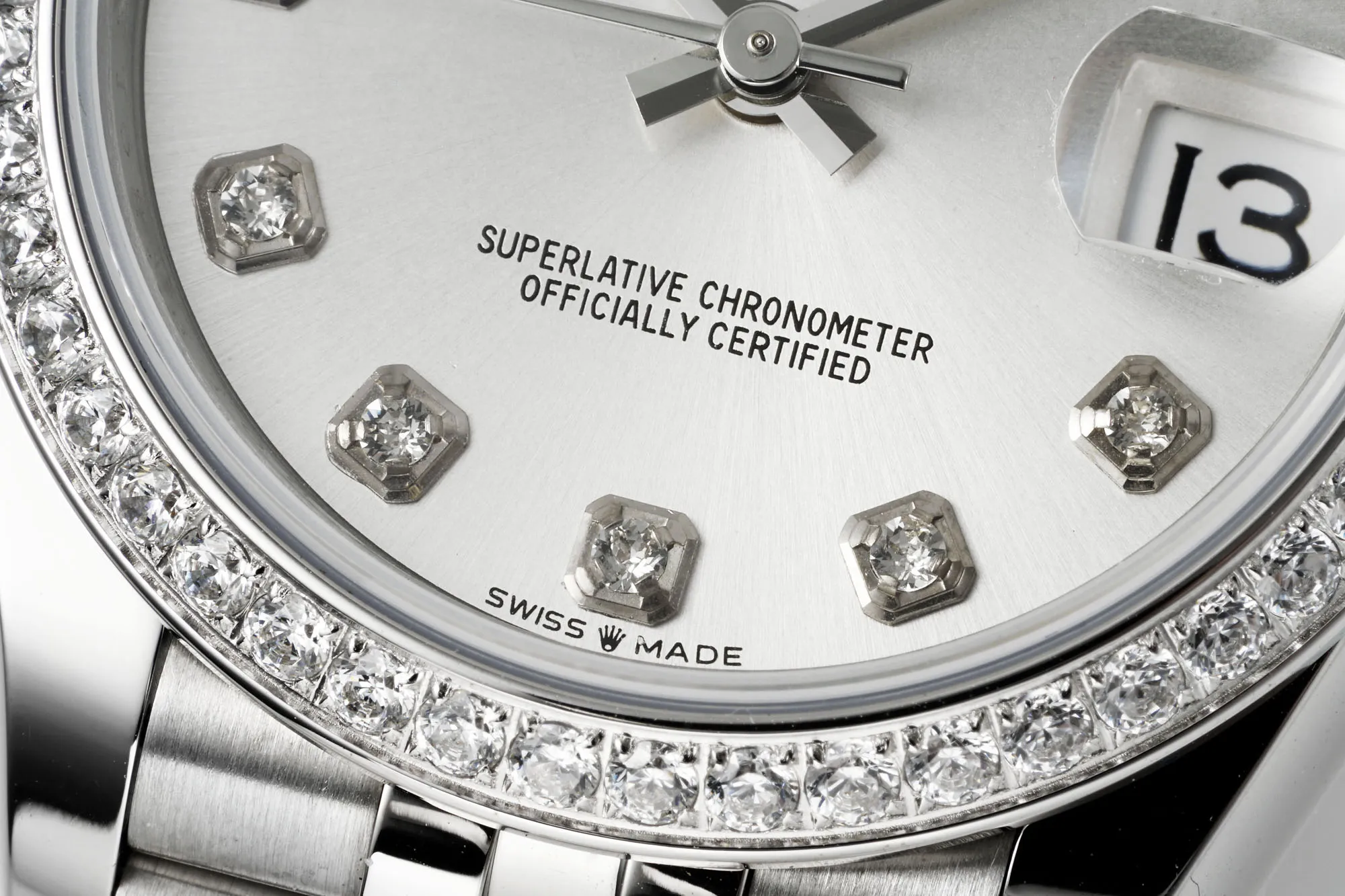AR Factory Rolex Datejust 31mm Stainless Steel White Dial Diamond Bezel Jubilee Bracelet Women’s Watch - 图片 4
