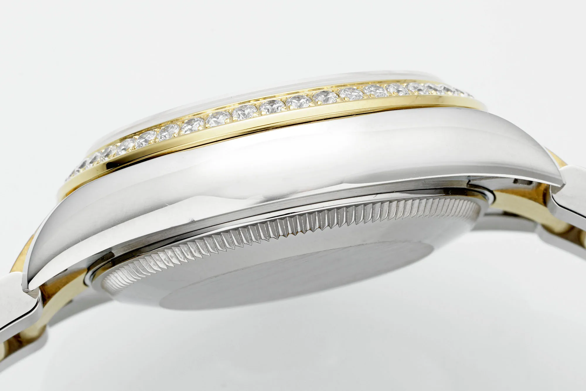 AR Factory Rolex Datejust 31mm Two-Tone Yellow Gold & Stainless Steel Champagne Diamond Dial Ladies Watch - 图片 3