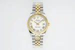 AR Factory Rolex Datejust 36mm Two-Tone Stainless Steel and Yellow Gold White Dial Roman Numerals Fluted Bezel Jubilee Bracelet Luxury Watch