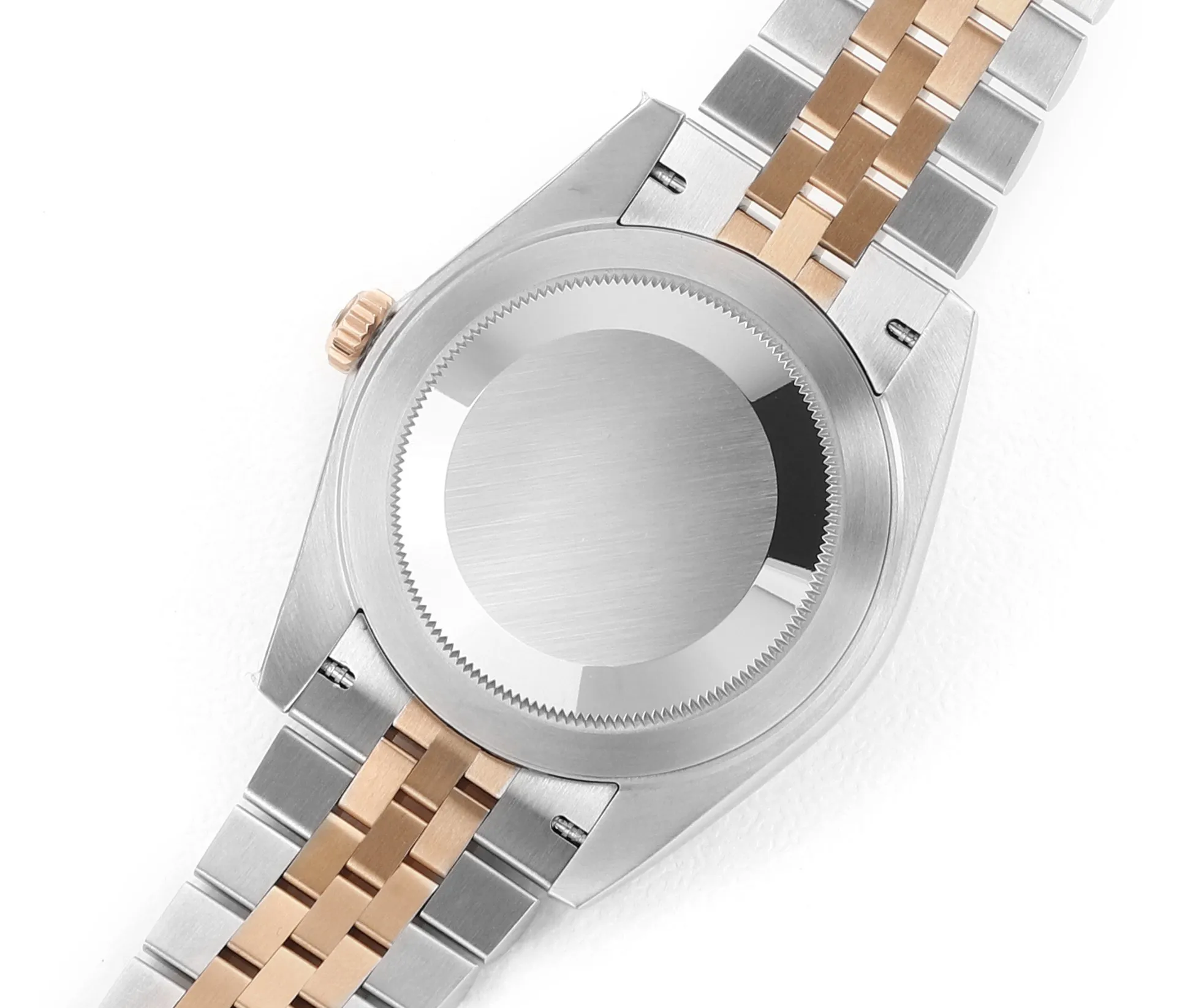 AR Factory Rolex Datejust 41mm Everose Rolesor Slate Dial Fluted Bezel Jubilee Bracelet Men’s Luxury Watch - 图片 8