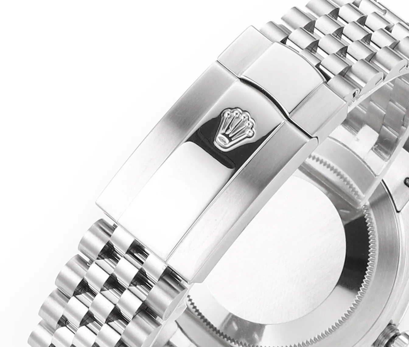 AR Factory Rolex Datejust 41mm Stainless Steel Fluted Bezel Black Dial Jubilee Bracelet Men’s Luxury Watch - 图片 7