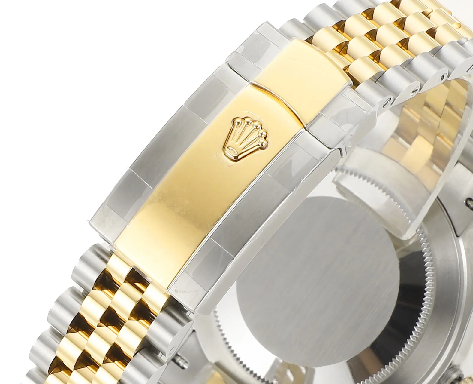 AR Factory Rolex Datejust 41mm Two-Tone Gold and Steel Champagne Diamond Dial Fluted Bezel Jubilee Bracelet Watch - 图片 7