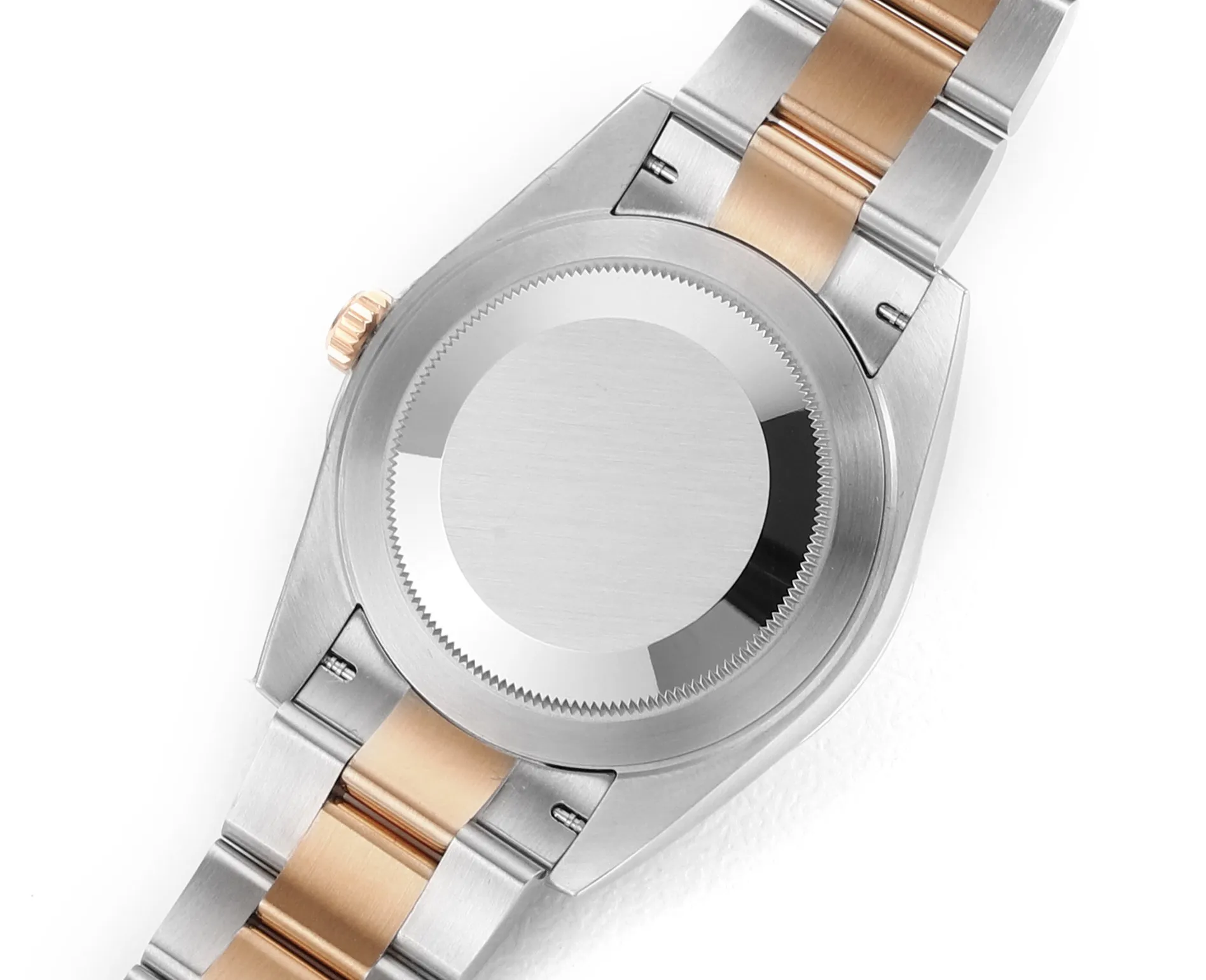 AR Factory Rolex Datejust 41mm Two-Tone Rose Gold and Stainless Steel Pink Dial Fluted Bezel Automatic Men’s Watch - 图片 7