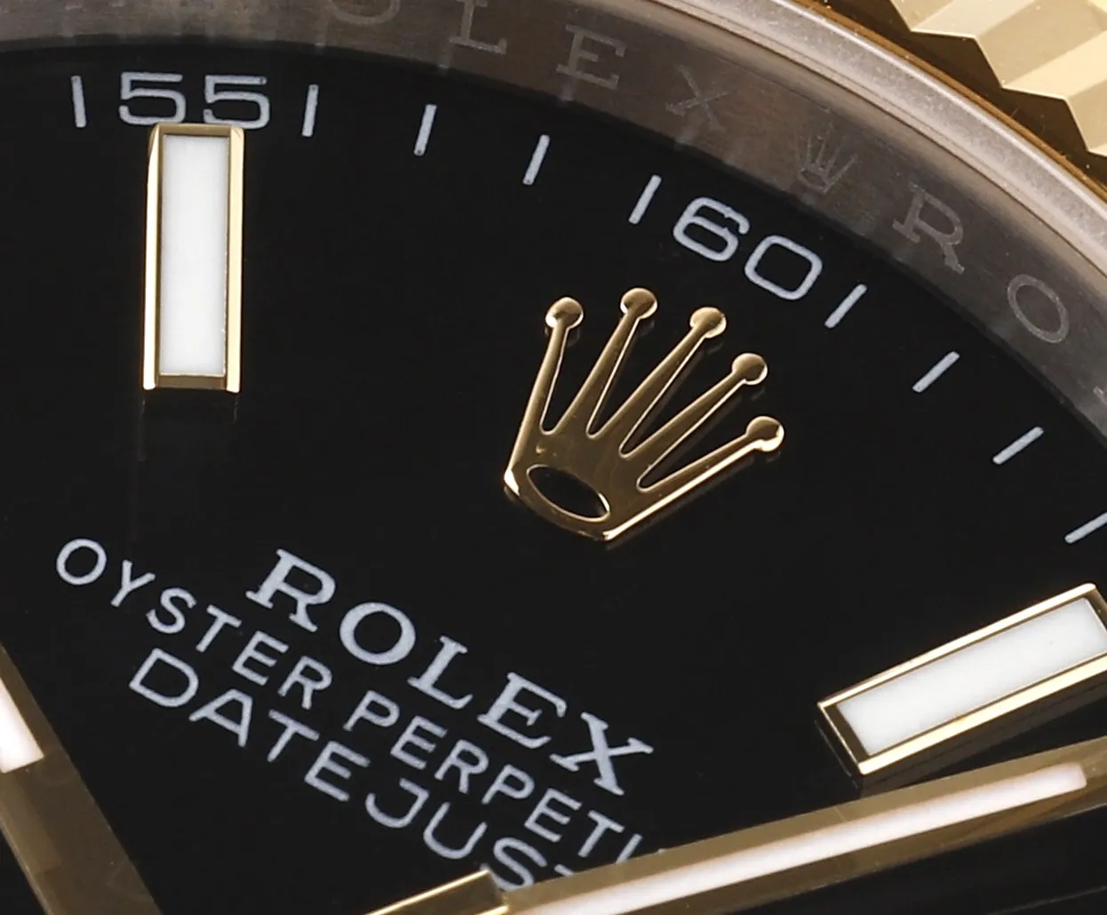 AR Factory Rolex Datejust 41mm Two-Tone Yellow Gold and Stainless Steel Black Dial Fluted Bezel Automatic Men’s Watch - 图片 6
