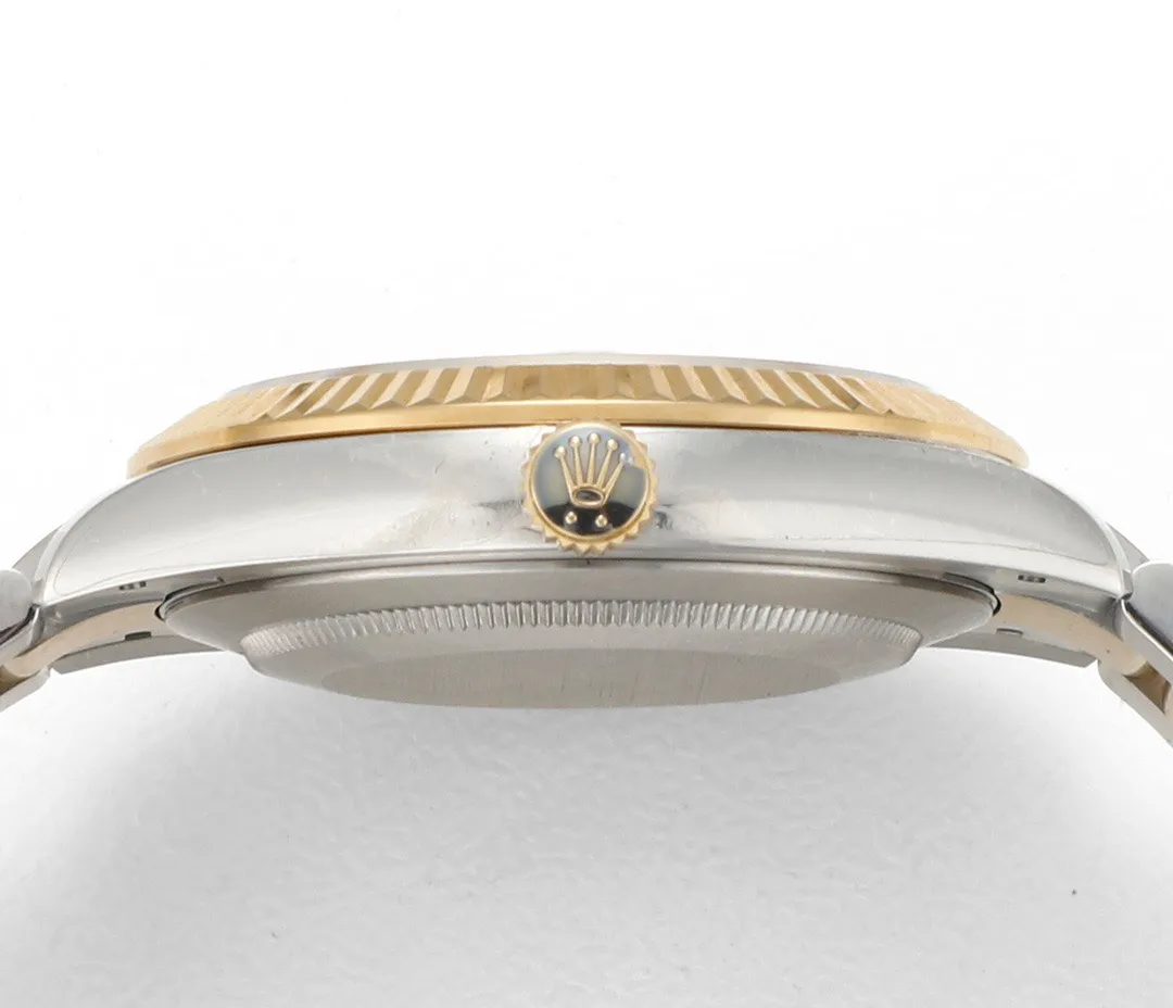 AR Factory Rolex Datejust 41mm Two-Tone Yellow Gold and Stainless Steel Watch with Fluted Bezel, Champagne Textured Dial, and Jubilee Bracelet - 图片 7
