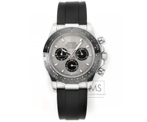 AR Factory Rolex Daytona 4130 – Black Rubber Strap, Panda Dial, Ultra-Thin Case by VSF Watches Official Store