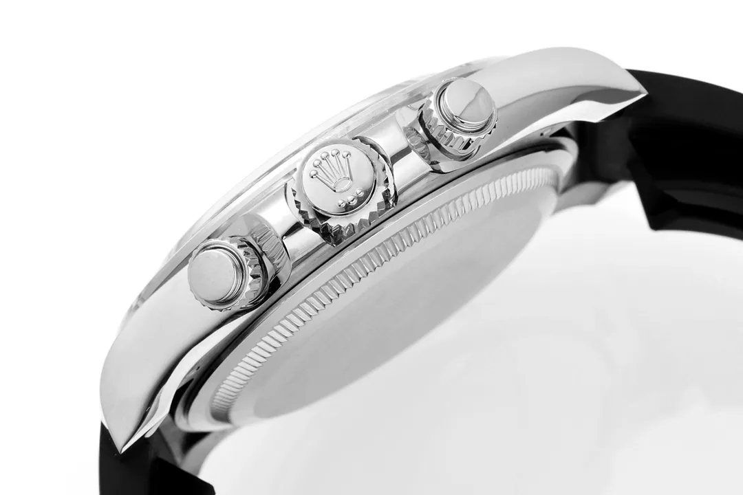 AR Factory Rolex Daytona – Black Dial, Stainless Steel Case, Rubber Strap VSF Watches Chronograph - 图片 9