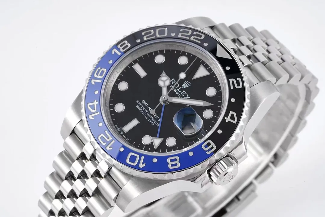 AR Factory Rolex GMT-Master II Batman 126710BLNR Stainless Steel Automatic Watch with Black Dial - 图片 2