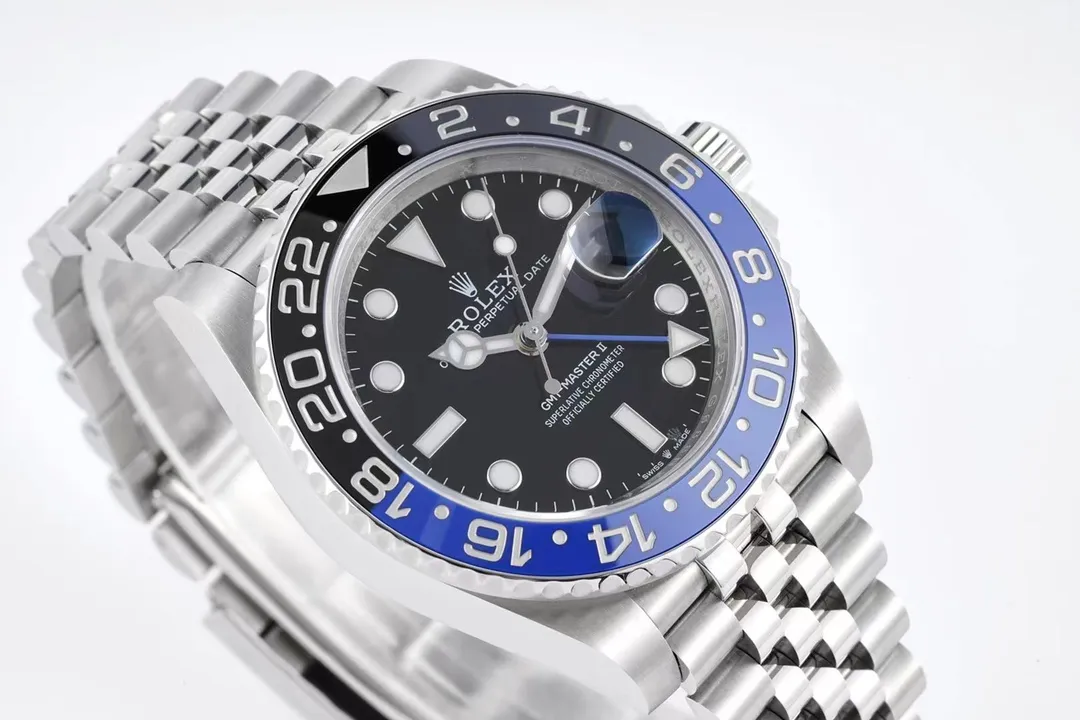 AR Factory Rolex GMT-Master II Batman 126710BLNR Stainless Steel Automatic Watch with Black Dial - 图片 3