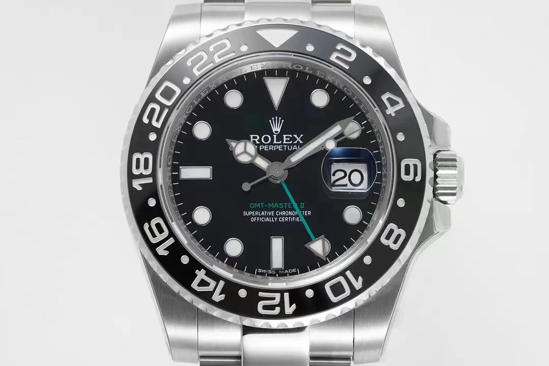 AR Factory Rolex GMT-Master II Batman 40mm Black Dial Black/White Ceramic Bezel Stainless Steel Oyst - 图片 3
