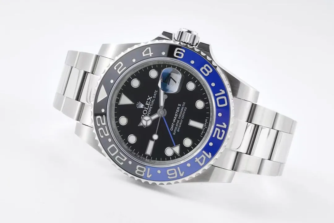 AR Factory Rolex GMT-Master II Batman Blue and Black Ceramic Bezel Automatic Watch 40mm - 图片 3