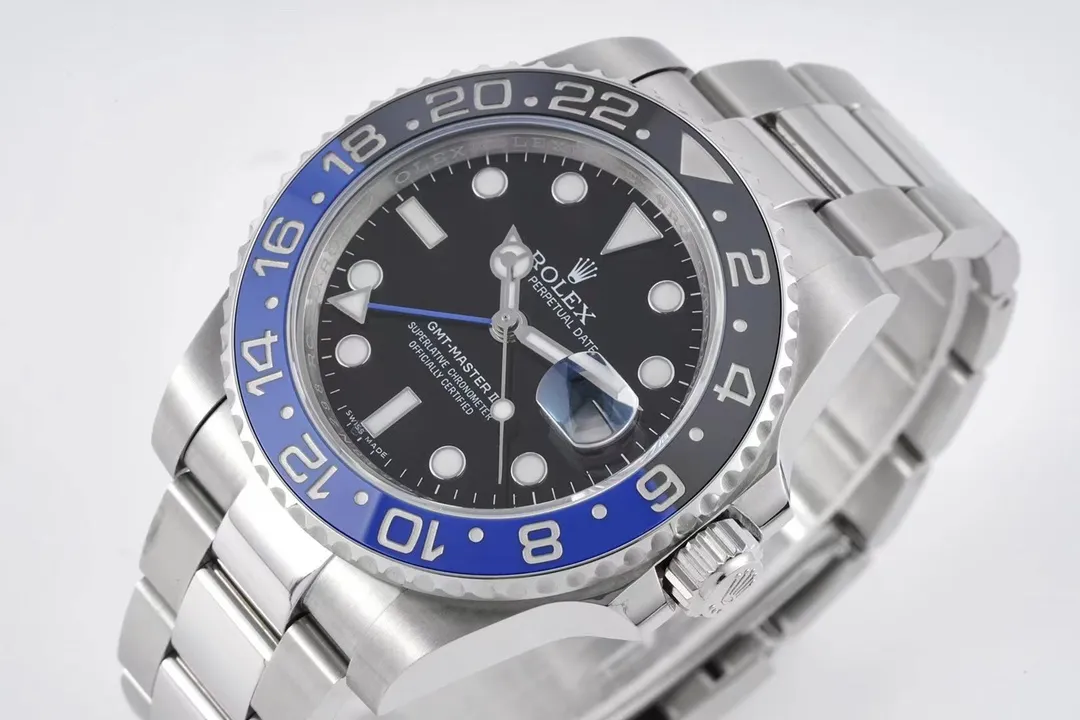 AR Factory Rolex GMT-Master II Batman Blue and Black Ceramic Bezel Automatic Watch 40mm - 图片 5