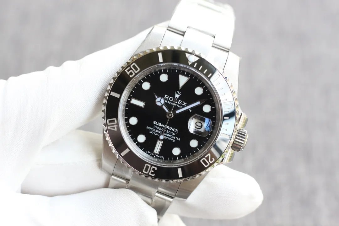 AR Factory Rolex Submariner Date 116610LN Black Dial Ceramic Bezel Stainless Steel Oyster Bracelet A - 图片 2