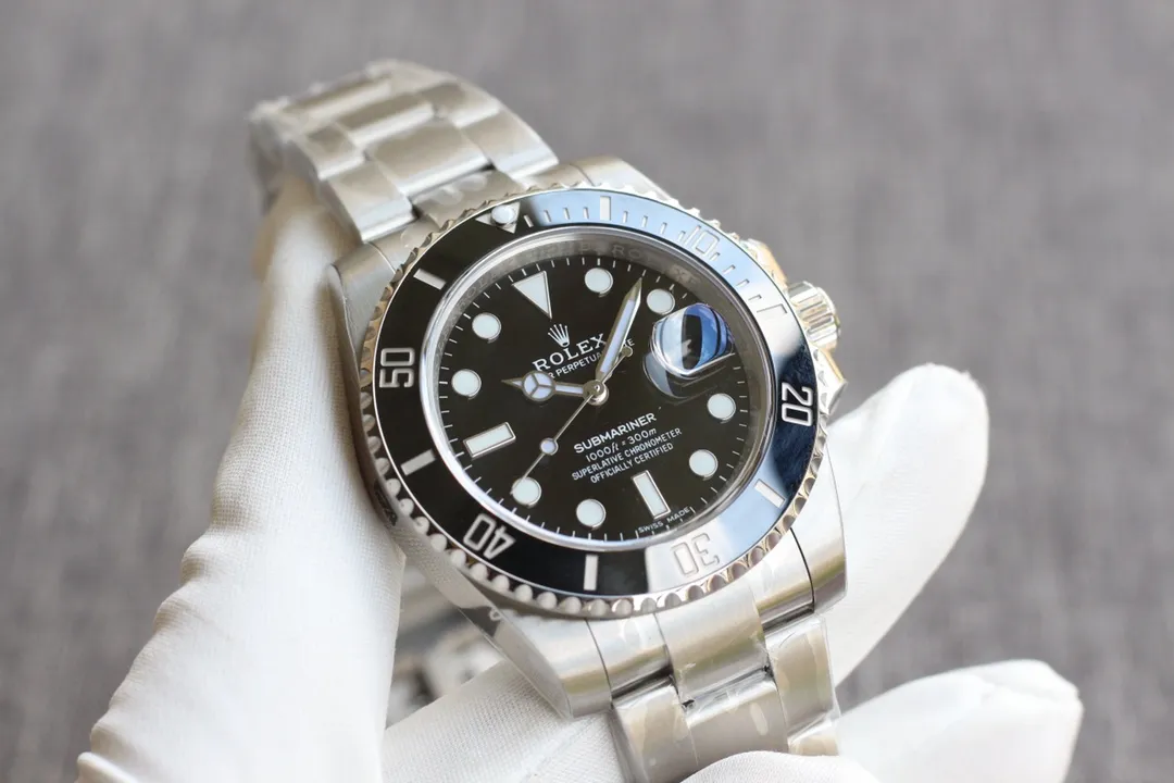 AR Factory Rolex Submariner Date 116610LN Black Dial Ceramic Bezel Stainless Steel Oyster Bracelet A - 图片 4
