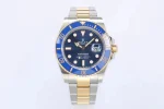 AR Factory Rolex Submariner Date Blue Dial Ceramic Bezel Two-Tone Stainless Steel Watch