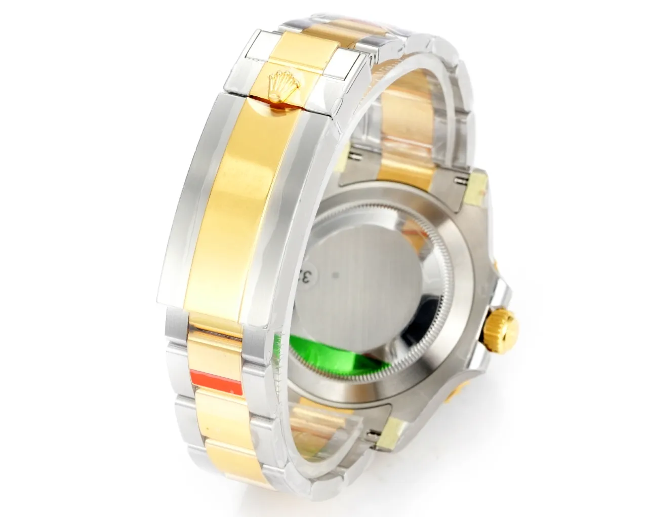 AR Factory Rolex Submariner Date Two-Tone Steel and Yellow Gold Black Watch - 图片 6
