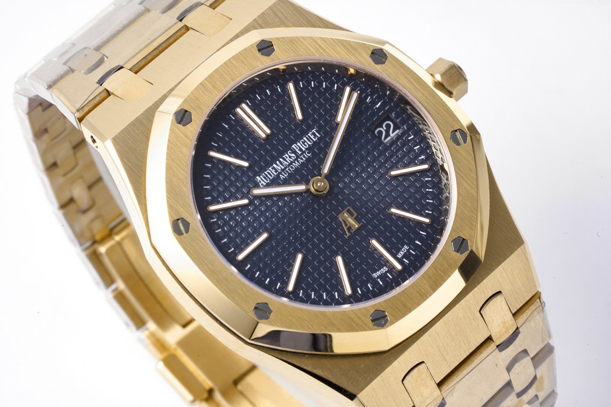 Audemars Piguet Royal Oak JUMBO Yellow Gold Blue dial - 图片 7