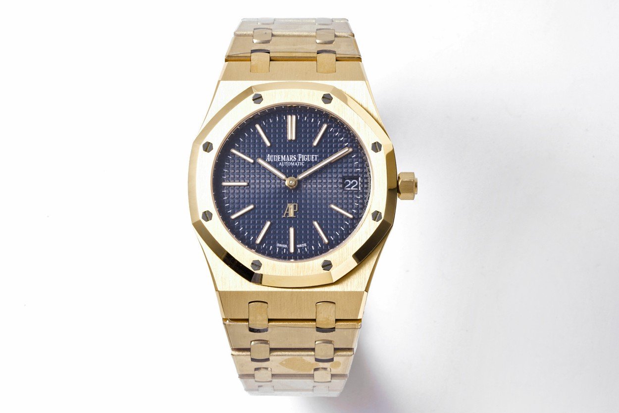 Audemars Piguet Royal Oak JUMBO Yellow Gold Blue dial - 图片 8