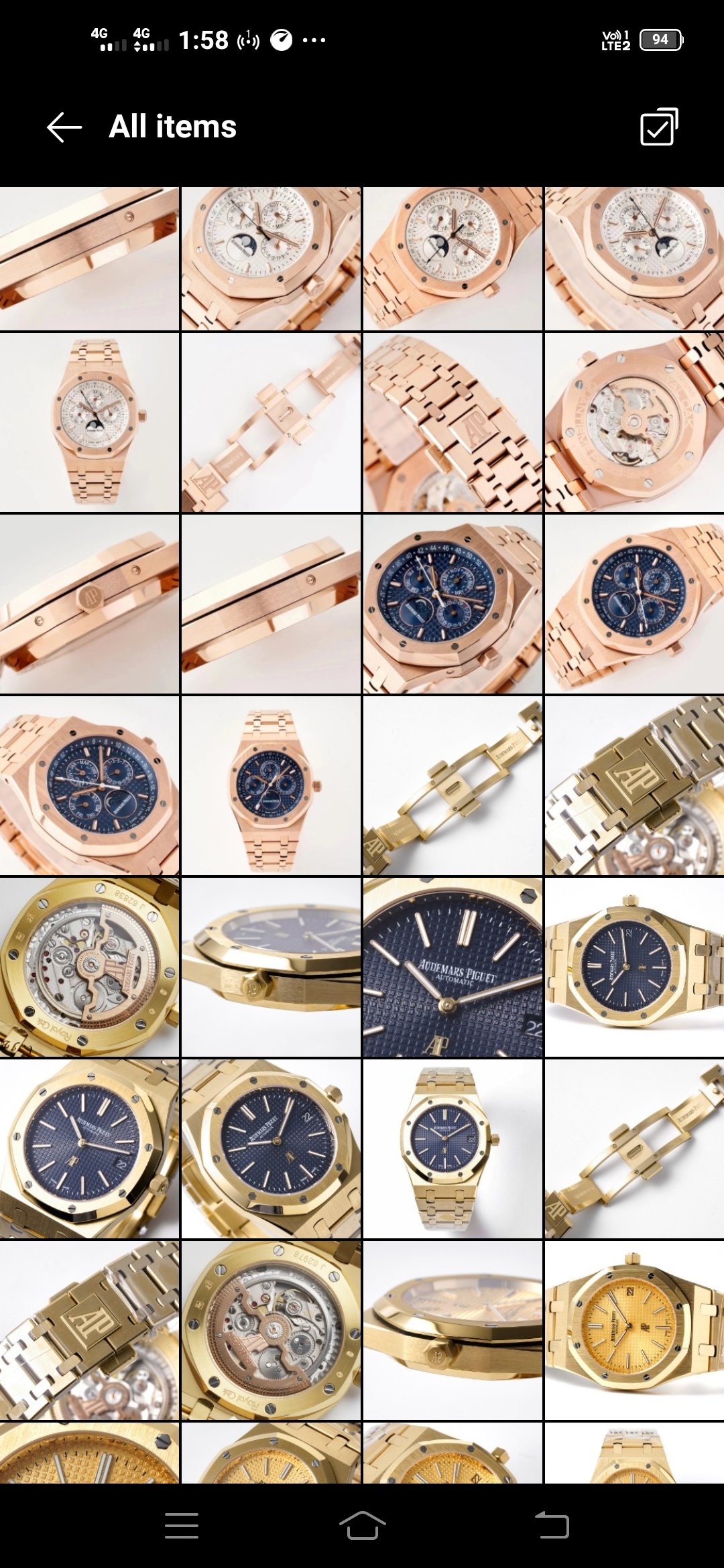 Audemars Piguet Royal Oak JUMBO Yellow Gold Blue dial - 图片 9