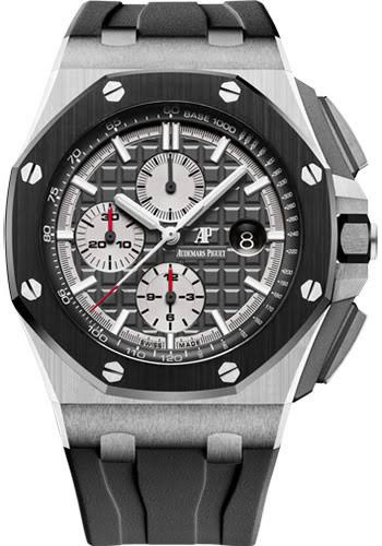 Audemars Piguet Royal Oak Offshore Titanium Black bezel Grey Dial Replica - 图片 9