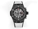 BB Factory Hublot Big Bang Unico Colorful Ceramic Watch – Black with Rubber Strap, 45mm – Super Clone Excellence
